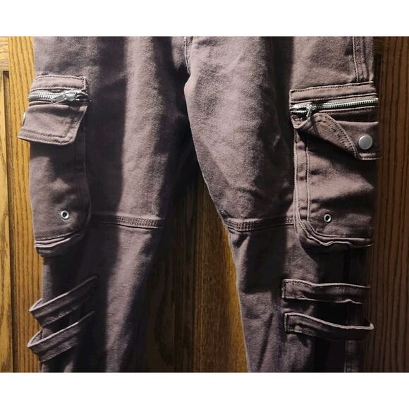 Forever 21 Cargo Brown Jeans Pant Baggy Street Style Size 32 - Picture 3 of 6